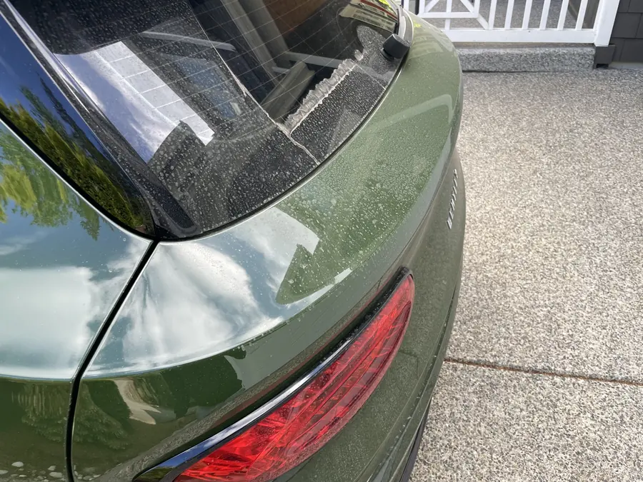 Bentley rear quarter and taillight glossed up